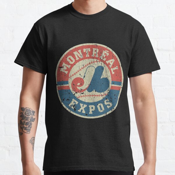 Montreal Expos '69 T-Shirt from Homage. | Light Blue | Vintage Apparel from Homage.