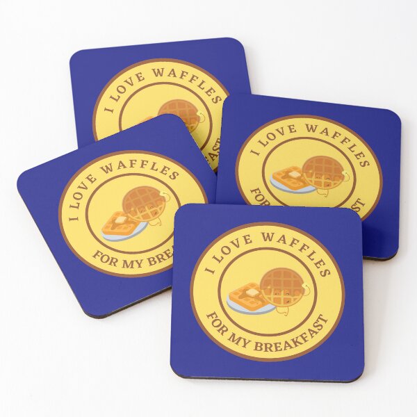 Item preview, I love waffles for my breakfast designed and sold by fev-rocks.