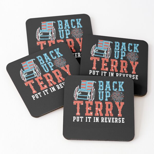 Item preview, Back Up Terry Put It In Reverse 4th July Us Flag Fireworks T-Shirt designed and sold by Dragon-Copeha.
