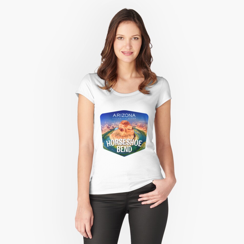 Item preview, Fitted Scoop T-Shirt designed and sold by PalmAugus.