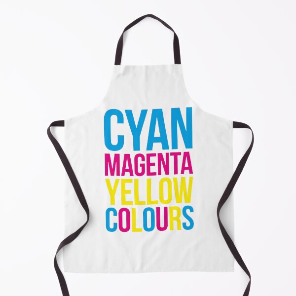 Item preview, Cyan Magenta Yellow (Colours) Typography Stack designed and sold by John Uttley.