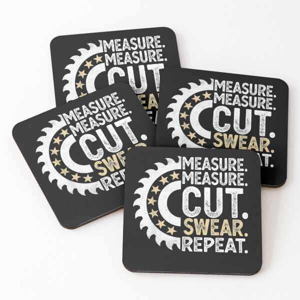 Item preview, Funny Dad Daddy Measure Cut Handyman Woodworker Father Day designed and sold by musgroveart.