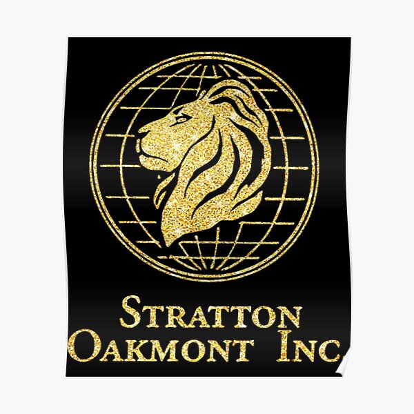 Póster «Camiseta Lobo de Wall Street Stratton Oakmont Nuevo Lobo de Wall  Street Stratton Oakmont Company Logo dorado Regalos divertidos» de ThoTela  | Redbubble