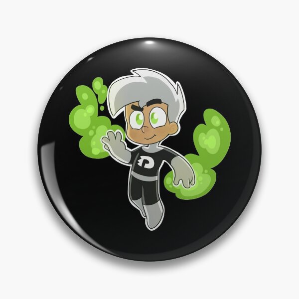 Item preview, Danny cartoon Phantom green super hero chibi designed and sold by KinneyMary.