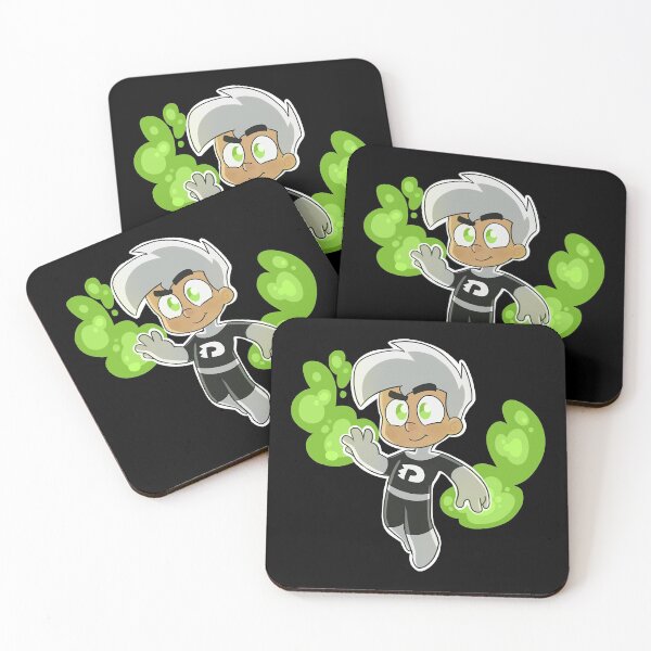 Item preview, Danny cartoon Phantom green super hero chibi designed and sold by KinneyMary.