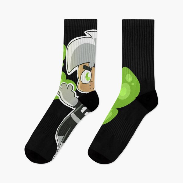 Item preview, Danny cartoon Phantom green super hero chibi designed and sold by KinneyMary.