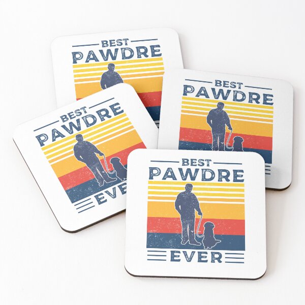 Item preview, Pawdre distressed Retro | Dog dad | Gifts for Dog owner Pawdre | New dog owner |Gifts for Dog Dad designed and sold by Violet Treasures.