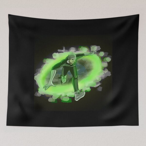 Item preview, Danny cartoon Phantom green super hero  designed and sold by KinneyMary.