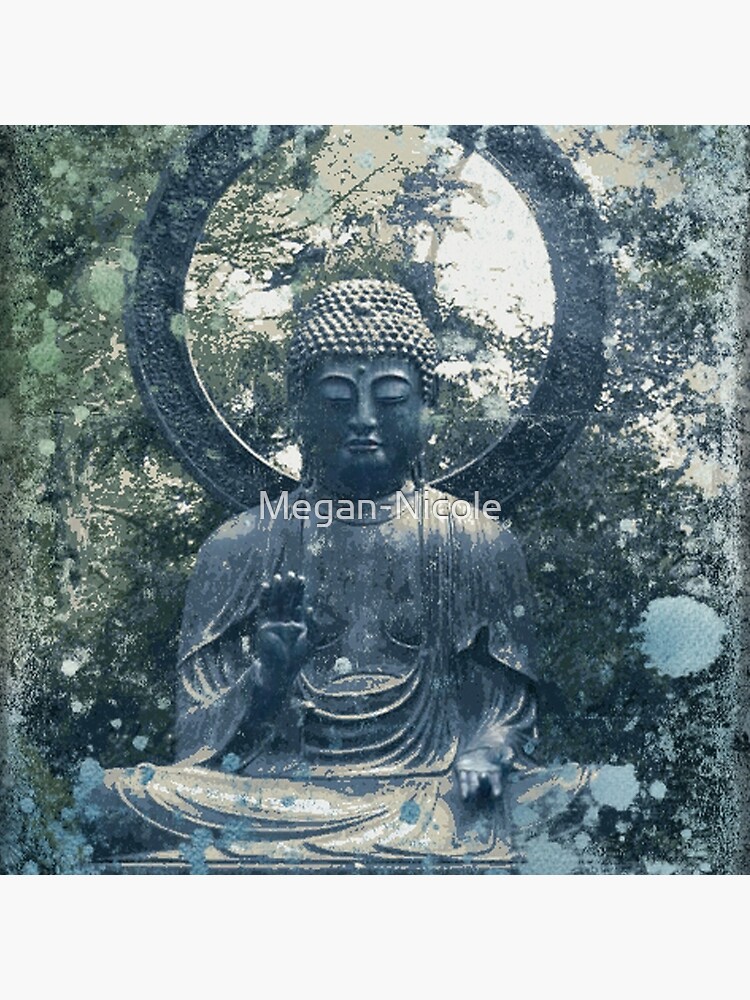 Abstract Zen Buddha by Megan-Nicole