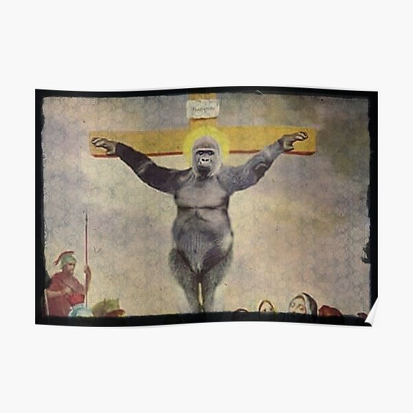 Harambe our Holy father Poster