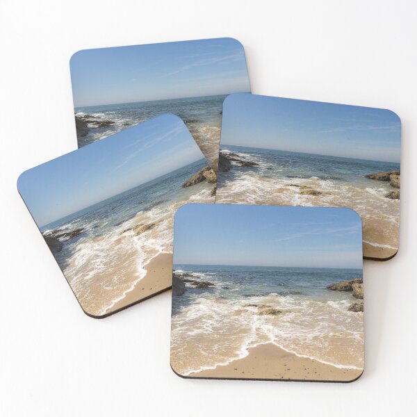 Item preview, Lacy Foam Hugged by Rocks - Corona Del Mar Beach Orange County California designed and sold by Georgia Mizuleva.