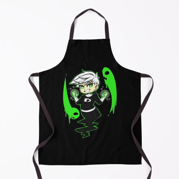 Item preview, Danny cartoon Phantom cute ghost green chibi designed and sold by KinneyMary.