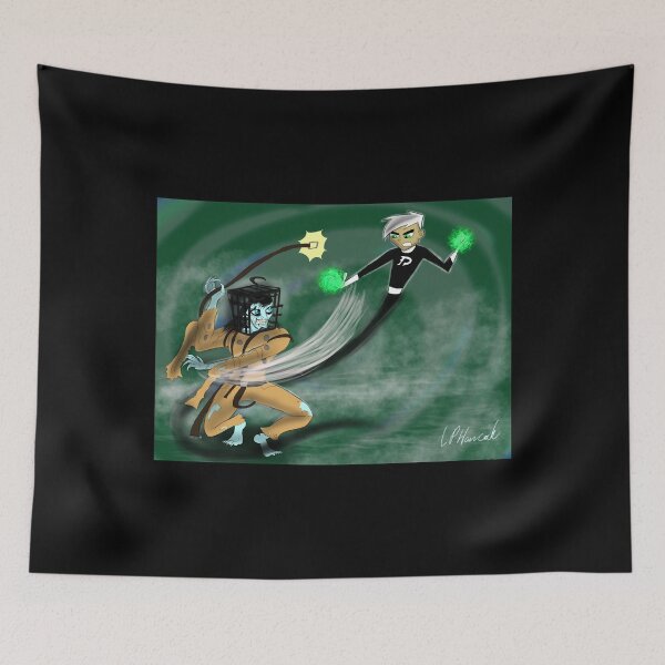 Item preview, Danny cartoon Phantom with Jackel poster classic designed and sold by KinneyMary.