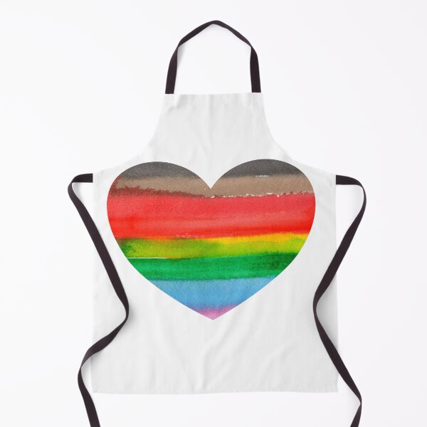Item preview, Gay Pride Heart Watercolor Flag with bleed designed and sold by sadiesavesit.