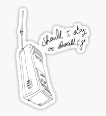 Stranger Things Will Walkie Talkie Sticker