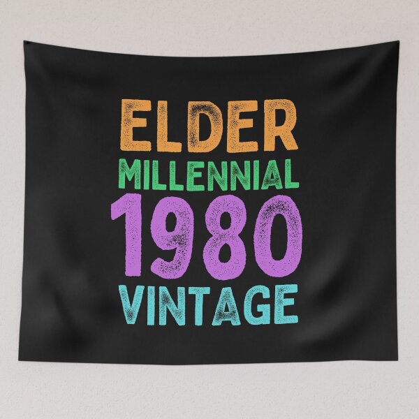 Item preview, Elder Millennial 1980 Vintage (different years available) designed and sold by DesignsofNote.