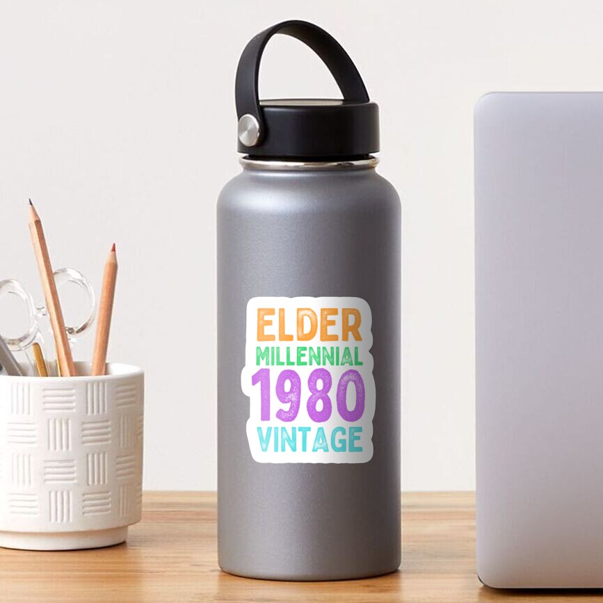 elder-millennial-1980-vintage-different-years-available-sticker-by