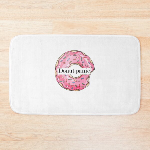 Item preview, donut panic -  a drawn donut - coffee -  donuts - gift for girlfriend -  gift for boyfriend - funny donut sayings designed and sold by amartis.