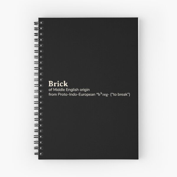 Item preview, Brick name etymology designed and sold by YourNameStory.