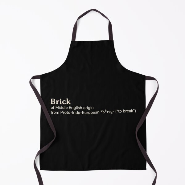 Item preview, Brick name etymology designed and sold by YourNameStory.