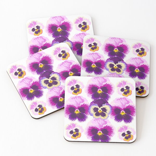 Item preview, Pink and Purple Garden Pansy design designed and sold by PinkArtDesigns.