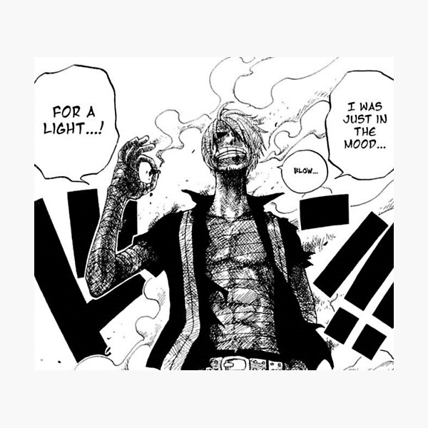 Sanji One Piece Canvas Photographic Print