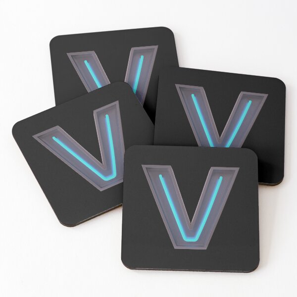 Item preview, Neon Letter Sign V designed and sold by Ruby Jackson.