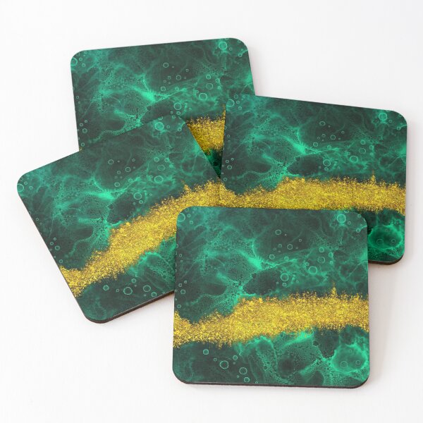 Item preview, Golden Green designed and sold by LindicaArt.
