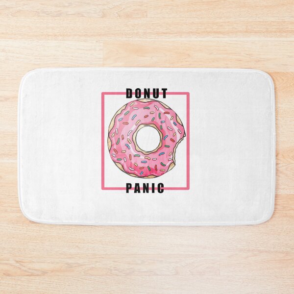 Item preview, donut panic -  a drawn donut - coffee -  donuts - gift for girlfriend -  gift for boyfriend - funny donut sayings designed and sold by amartis.