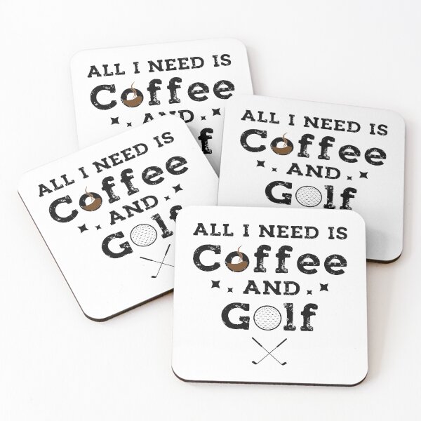 Item preview,  All I Need is Coffee and Golf ,Funny Coffee Lovers Saying,Golf Lovers Design Idea designed and sold by DESIGNNOUR.