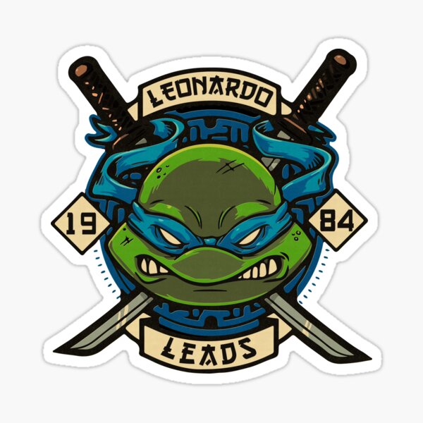 Sticker Leonardo - Tortugas Ninja