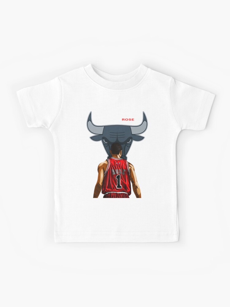 rose chicago bulls Kids T-Shirt for Sale by roweantonio