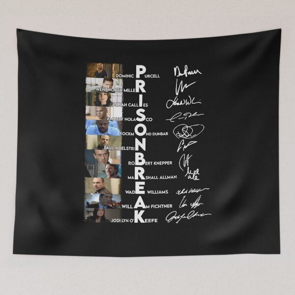 Item preview, Prison Break Cast , Signature , Micheal Scofield Prison Break Trending designed and sold by QNHAFG.