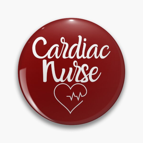 Item preview, Cardiac nurse - nurse gift/present (white/grey)  designed and sold by PickaSticka.