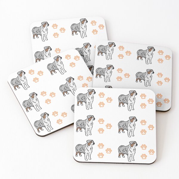 Item preview, Australian shepherd dog cute pattern designed and sold by Maful.