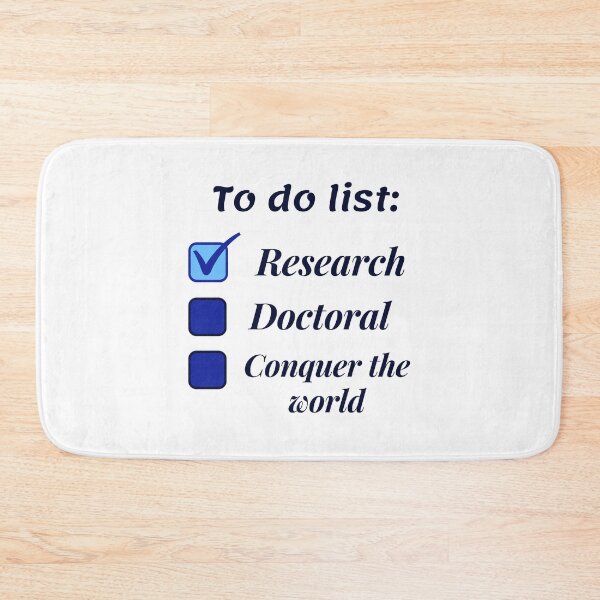 Item preview, Research scholar researcher - doctorate phd themed gifts (blue) designed and sold by RebelliousRosee.