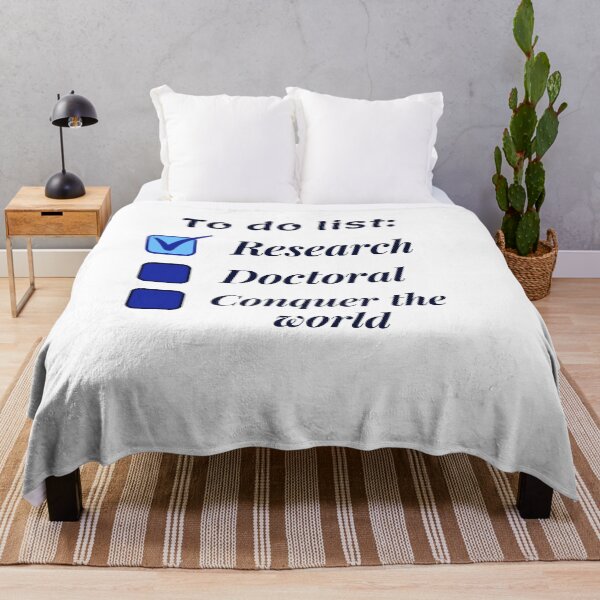 Item preview, Research scholar researcher - doctorate phd themed gifts (blue) designed and sold by RebelliousRosee.