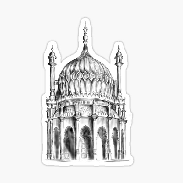 Item preview, Royal Pavilion Brighton designed and sold by amyverse.