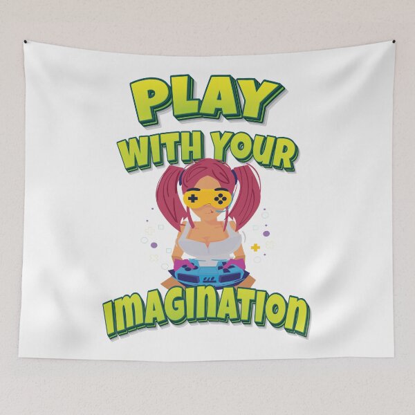 Item preview, Play With Your Imagination designed and sold by WordsGamersUse.