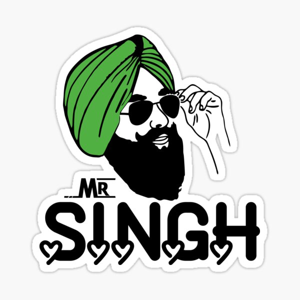 MR SINGH Sticker