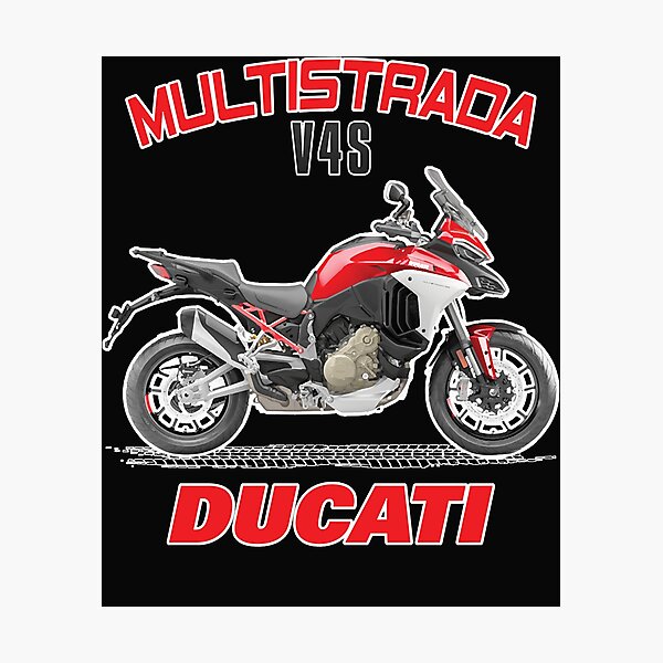 Item preview, Graphic Designer Apparel & Accessories of DUCATI MULTISTRADA V4 S T-Shirt designed and sold by riddleXXX.