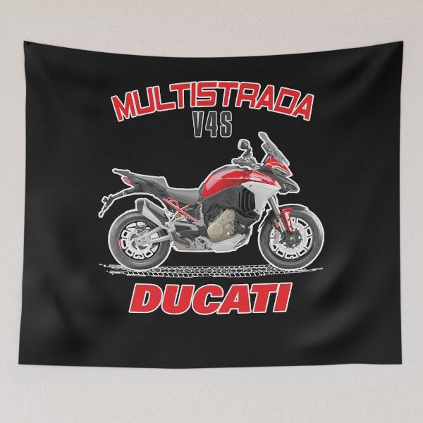 Item preview, Graphic Designer Apparel & Accessories of DUCATI MULTISTRADA V4 S T-Shirt designed and sold by riddleXXX.