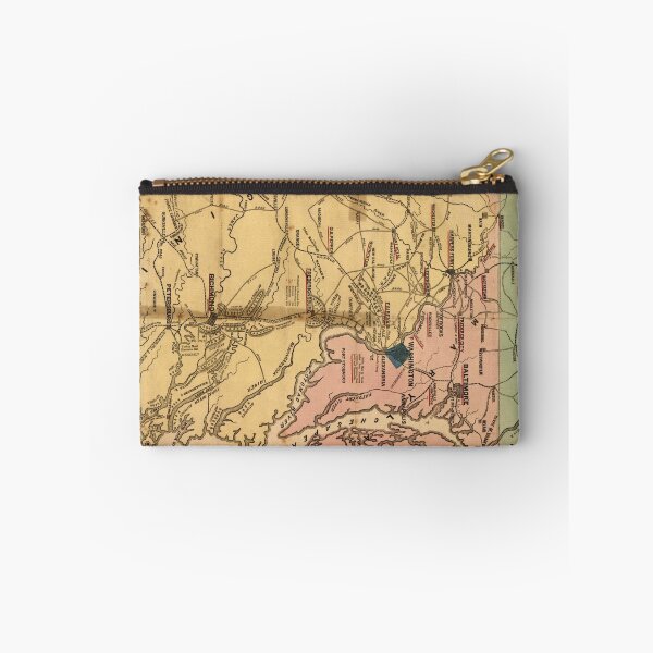 Item preview, Vintage Virginia Civil War Map (1863) designed and sold by BravuraMedia.
