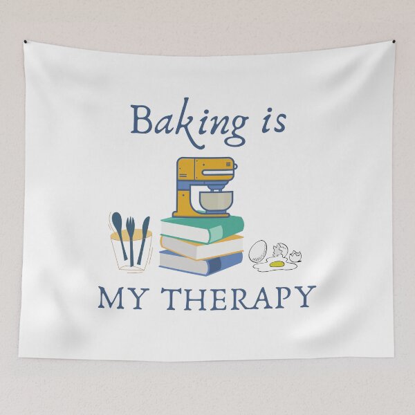 Item preview, Books baking is my therapy t-shirt designed and sold by fadouades.
