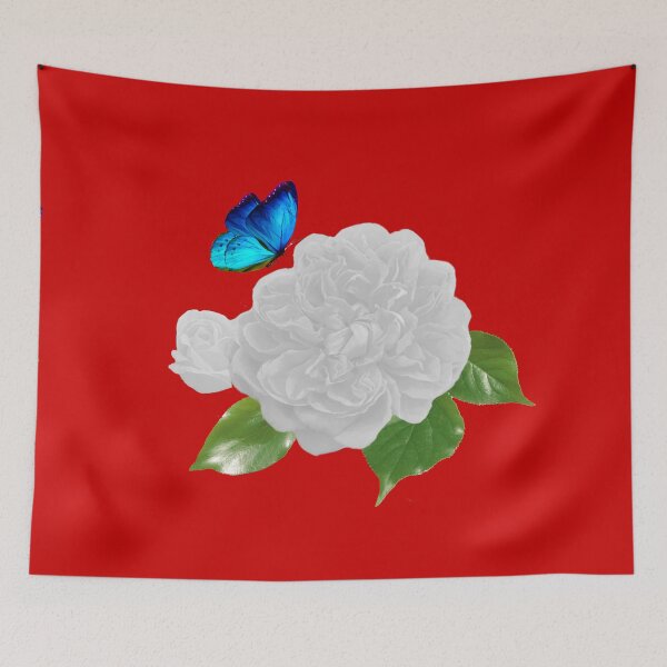 Item preview, Sexy red pink blue Peony roses designed and sold by SueKnox.