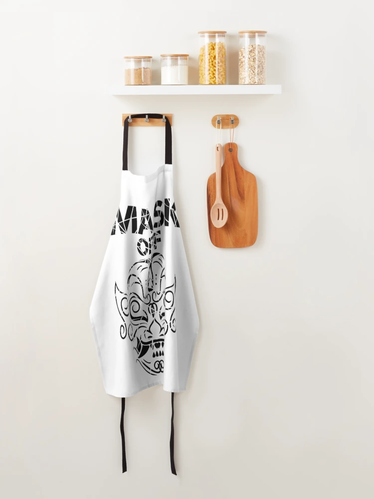 Thumbnail 4 of 6, Apron, Mask Off (weird creature) designed and sold by RIVEofficial.