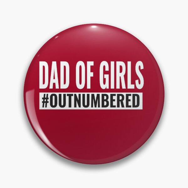 Item preview, Girl Dad Outnumbered funny Fathers Day Gift from Wife Daughter proud and happy T-Shirt  designed and sold by AMZBlacKStore.