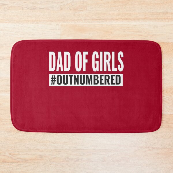 Item preview, Girl Dad Outnumbered funny Fathers Day Gift from Wife Daughter proud and happy T-Shirt  designed and sold by AMZBlacKStore.