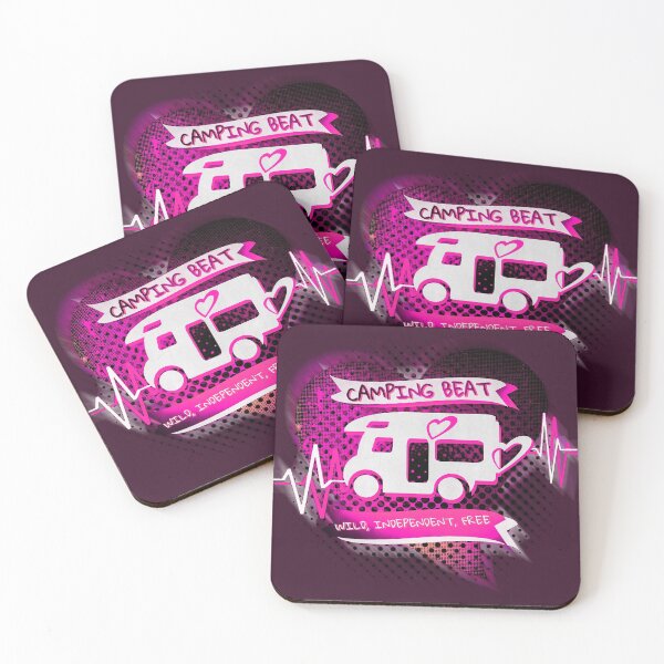Item preview, CAMPING BEAT - RV Heartbeat - Pink Style designed and sold by REENS_PHOTOS.