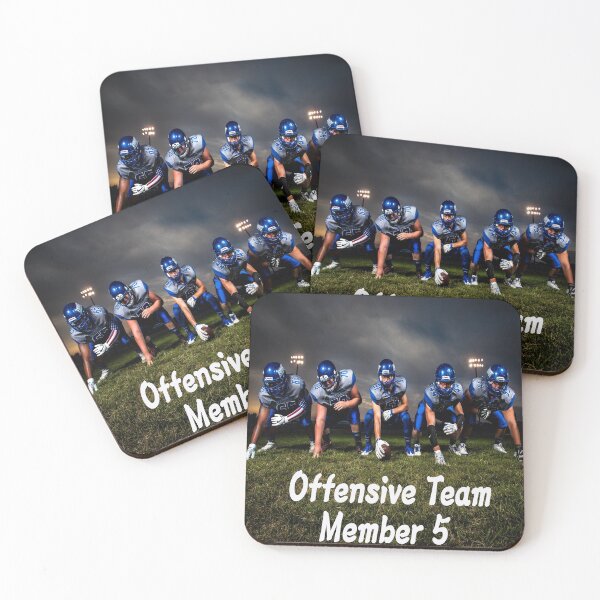 Item preview, Target team member,Five Offensive Team Members for American Football Victory designed and sold by mostheristore.